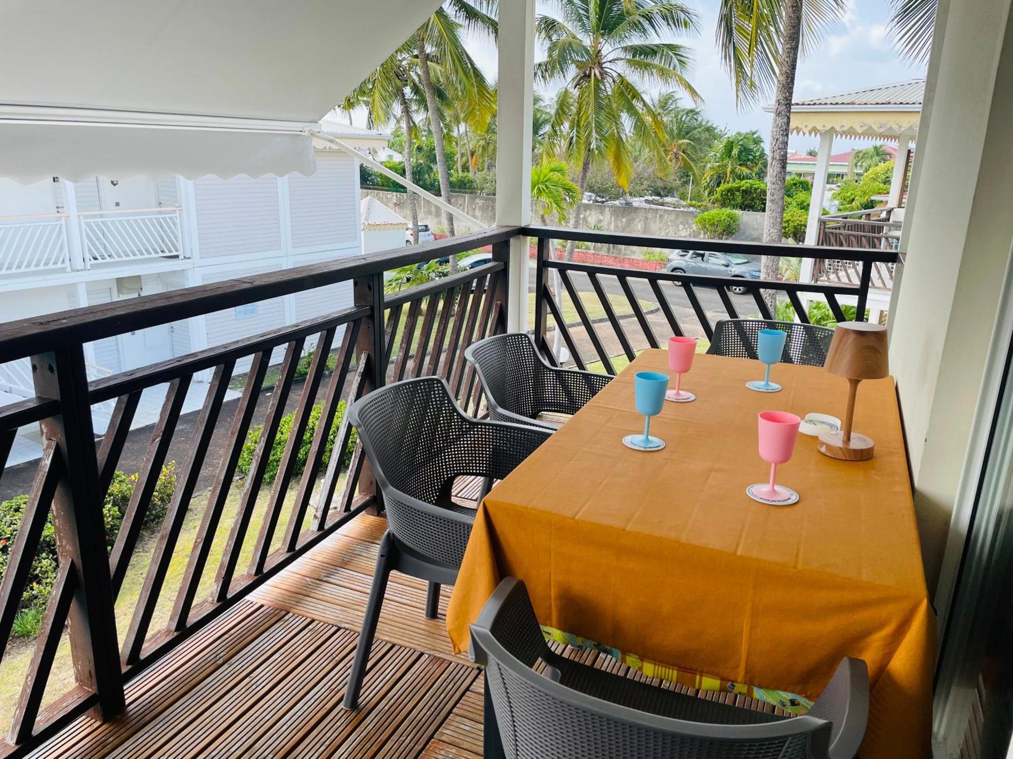 סן-פרנסואה Ticarbets T3 - Residence Manganao - En Bord De Plage מראה חיצוני תמונה