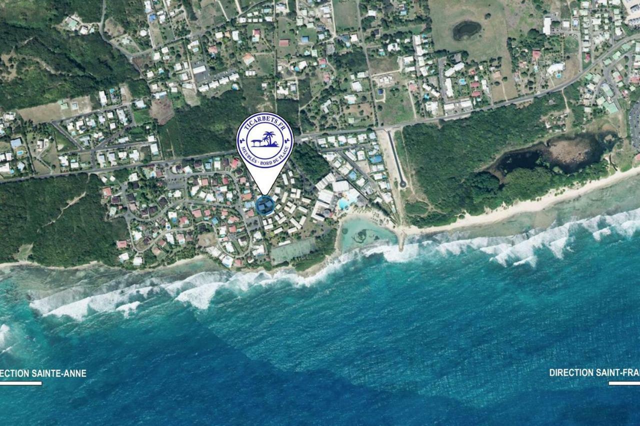 סן-פרנסואה Ticarbets T3 - Residence Manganao - En Bord De Plage מראה חיצוני תמונה
